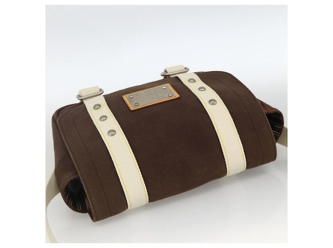 LOUIS VUITTON Antigua Buzzus PM Borsa a Spalla Marrone M40080 LV Auth ka3449A - vista 6