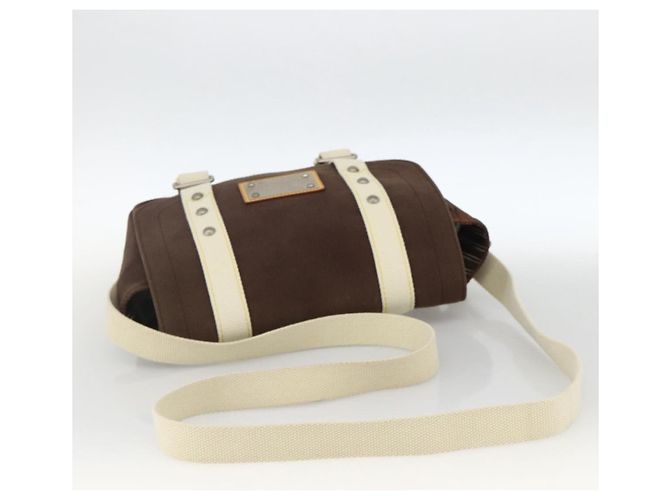 LOUIS VUITTON Antigua Buzzus PM Borsa a Spalla Marrone M40080 LV Auth ka3449A - vista 7