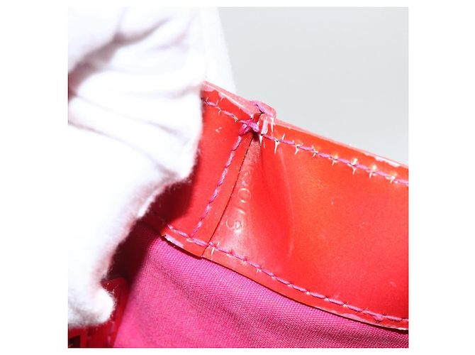 LOUIS VUITTON Borsa a Mano Wilshire PM Monogram Vernis Rose Pop M93643 Auth ARZ840 Rosa - vista 12