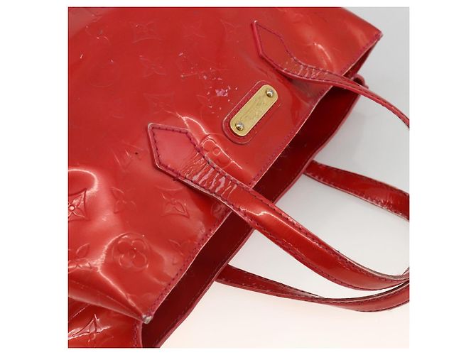 LOUIS VUITTON Borsa a Mano Wilshire PM Monogram Vernis Rose Pop M93643 Auth ARZ840 Rosa - vista 6
