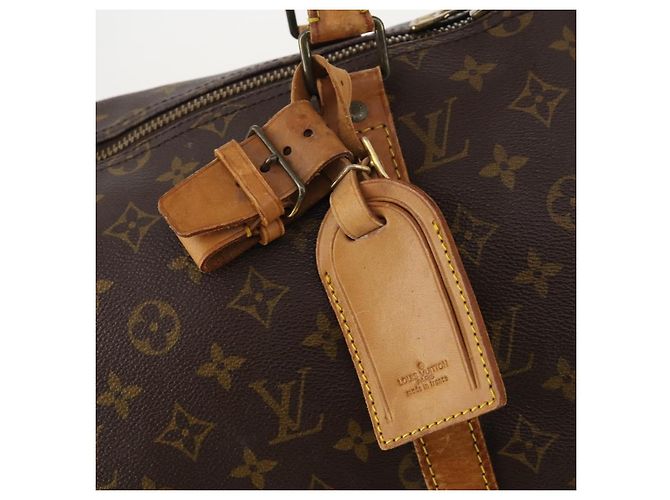 LOUIS VUITTON Borsa Boston Monogram Keepall 50 M41426 LV Auth BSZ706 Monogramma - vista 20