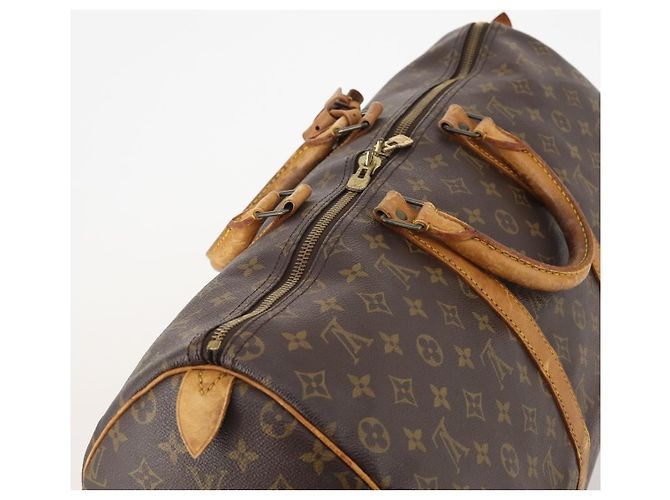 LOUIS VUITTON Borsa Boston Monogram Keepall 50 M41426 LV Auth BSZ706 Monogramma - vista 6