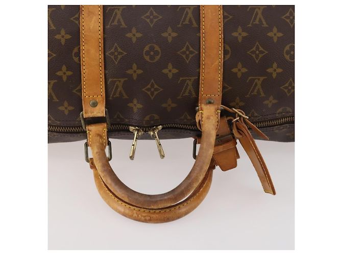 LOUIS VUITTON Borsa Boston Monogram Keepall 50 M41426 LV Auth BSZ706 Monogramma - vista 7