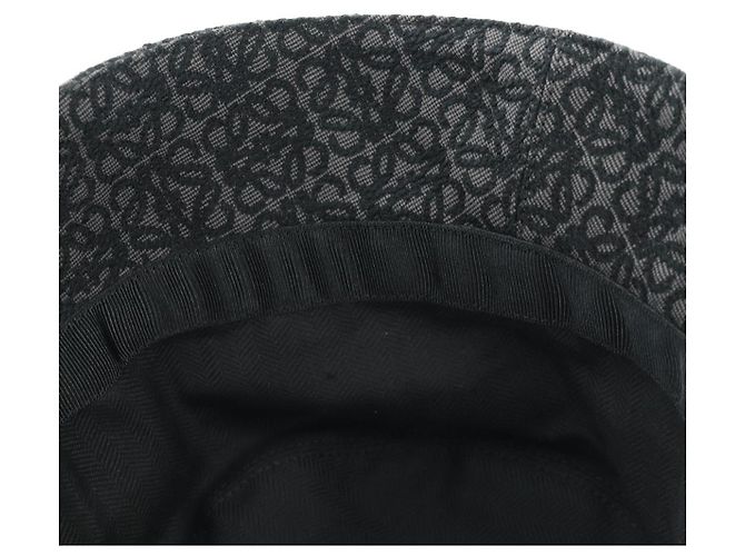 Cappello bucket nero LOEWE Anagram Ghibli Spirited Away No Face Auth SW2255SM - vista 11