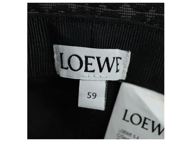 Cappello bucket nero LOEWE Anagram Ghibli Spirited Away No Face Auth SW2255SM - vista 15