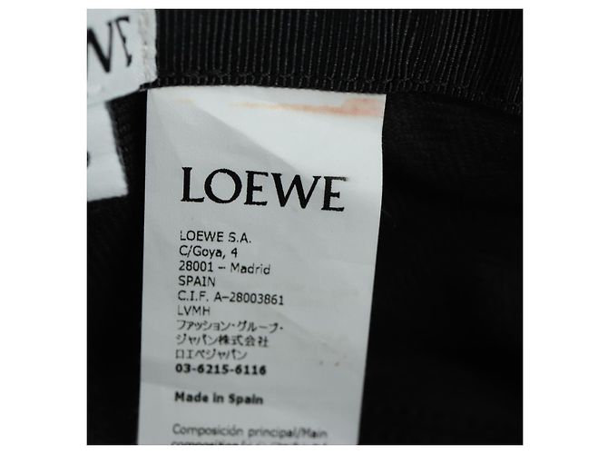 Cappello bucket nero LOEWE Anagram Ghibli Spirited Away No Face Auth SW2255SM - vista 16