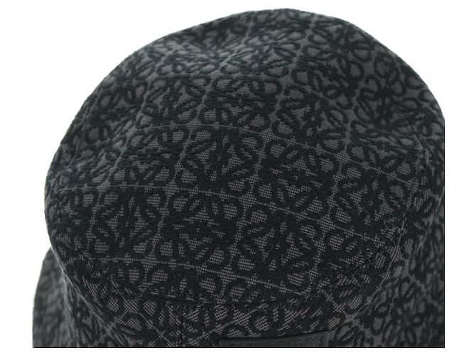 Cappello bucket nero LOEWE Anagram Ghibli Spirited Away No Face Auth SW2255SM - vista 7