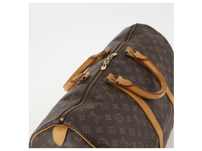 LOUIS VUITTON Borsa Boston Monogram Keepall 50 M41426 Auth LV am10987 Monogramma - vista 6