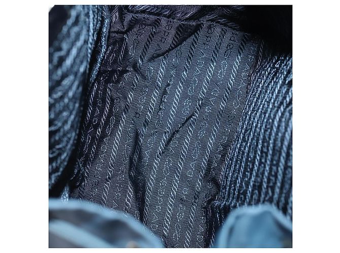 PRADA Backpack Nylon Light Blue Silver Auth ARZ796 Silvery - vista 11