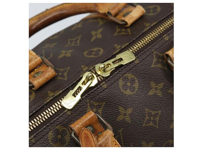 LOUIS VUITTON Borsa Boston Monogram Keepall 45 M41428 LV Auth 171950 Monogramma - vista 19