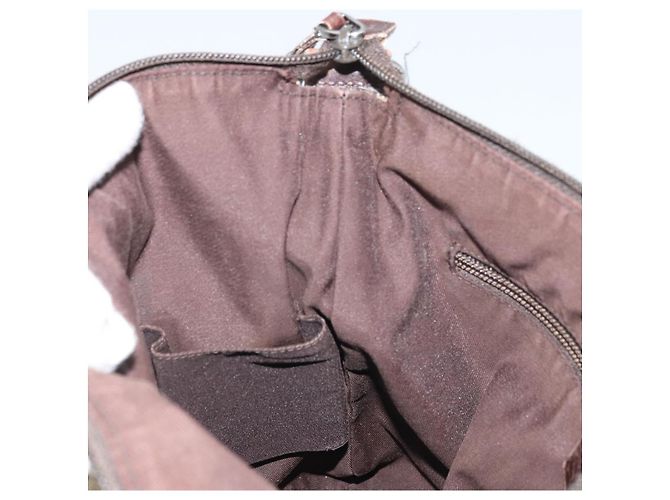 GUCCI GG Canvas Shoulder Bag Beige Silver 145857 Auth ka3527 Silvery - view 21