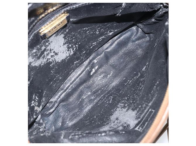 LOEWE Borsa a Spalla Anagram Pelle Marrone Auth 166780 - vista 12
