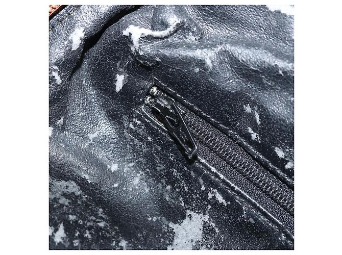 LOEWE Borsa a Spalla Anagram Pelle Marrone Auth 166780 - vista 19