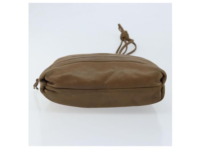 LOEWE Borsa a Spalla Anagram Pelle Marrone Auth 166780 - vista 5