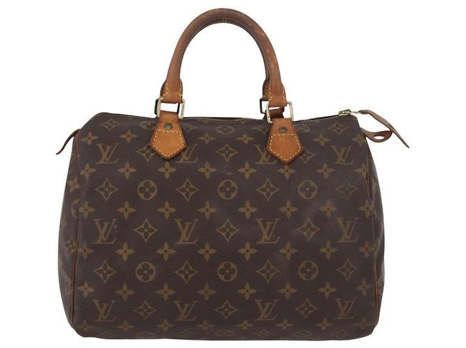 LOUIS VUITTON Borsa a Mano Monogram Speedy 30 M41526 Auth LV BAZ543 Monogramma - vista 13