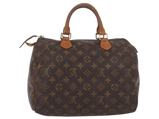 LOUIS VUITTON Borsa a Mano Monogram Speedy 30 M41526 Auth LV BAZ543 Monogramma - vista 3