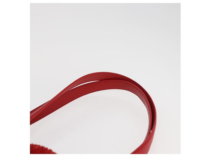 LOEWE - Studio Ghibli Castello Errante di Howl Clutch Flamenco XL Rosso Auth 167173SM - vista 14