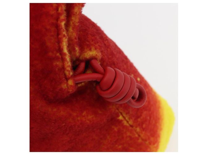 LOEWE - Studio Ghibli Castello Errante di Howl Clutch Flamenco XL Rosso Auth 167173SM - vista 9