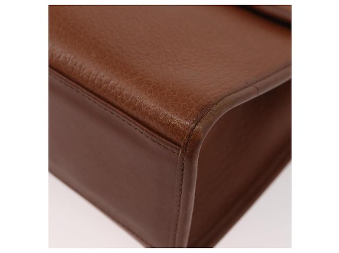 Borsa a mano Burberry in pelle 2 vie marrone argento autentica mr2205 - vista 15