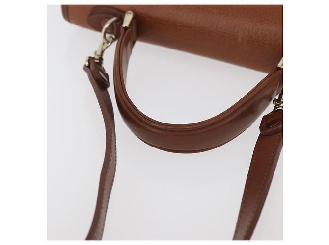 Borsa a mano Burberry in pelle 2 vie marrone argento autentica mr2205 - vista 7