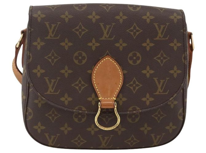 LOUIS VUITTON Bolsa de Ombro Monogram Saint Cloud GM M51242 LV Auth BAZ011 Monograma - vista 13