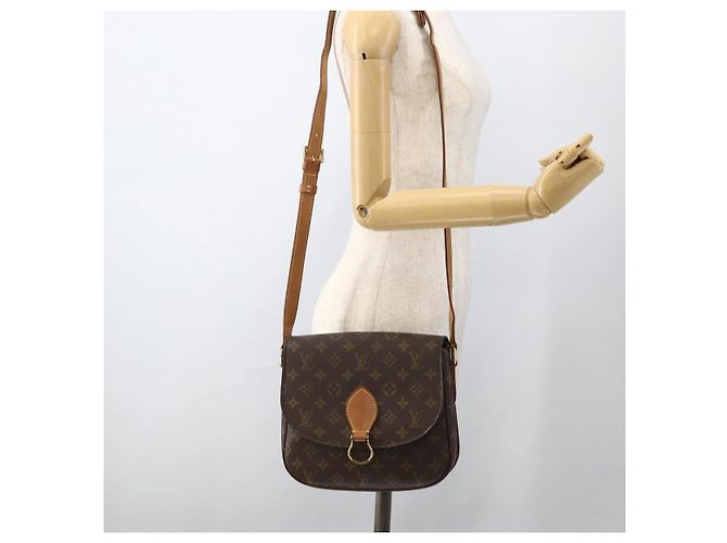 LOUIS VUITTON Bolsa de Ombro Monogram Saint Cloud GM M51242 LV Auth BAZ011 Monograma - vista 26
