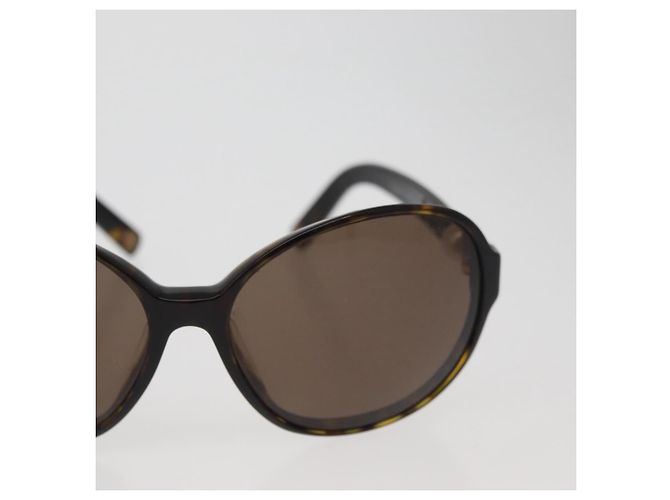 Occhiali da sole CHANEL tartaruga plastica marrone CC Auth 162588 - vista 4