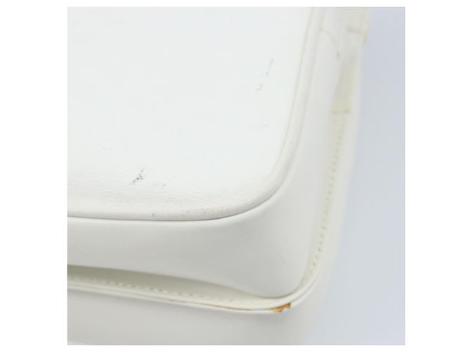 Gucci Borsa a Spalla Micro GG Supreme PVC Bianco Oro 007 115 0114 Auth AMZ052 D'oro - vista 15