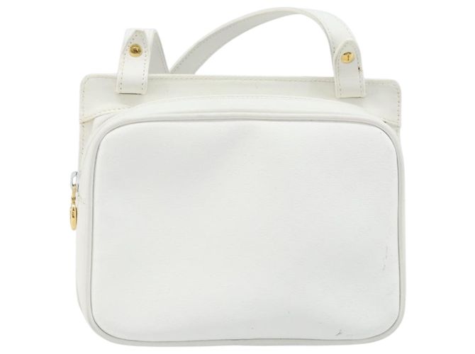 Gucci Borsa a Spalla Micro GG Supreme PVC Bianco Oro 007 115 0114 Auth AMZ052 D'oro - vista 2