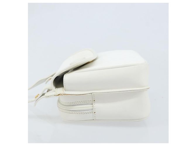 Gucci Borsa a Spalla Micro GG Supreme PVC Bianco Oro 007 115 0114 Auth AMZ052 D'oro - vista 4
