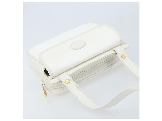Gucci Borsa a Spalla Micro GG Supreme PVC Bianco Oro 007 115 0114 Auth AMZ052 D'oro - vista 6