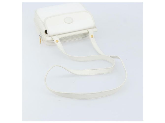 Gucci Borsa a Spalla Micro GG Supreme PVC Bianco Oro 007 115 0114 Auth AMZ052 D'oro - vista 7