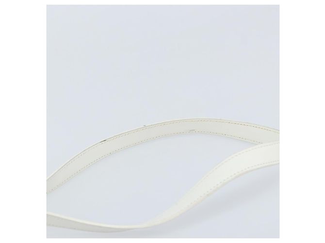 Gucci Borsa a Spalla Micro GG Supreme PVC Bianco Oro 007 115 0114 Auth AMZ052 D'oro - vista 8