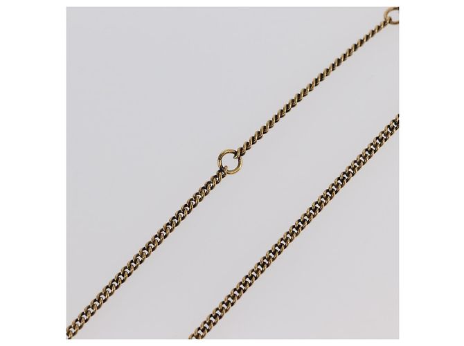 Collar BALENCIAGA de metal dorado Auth am11164V - vista 15