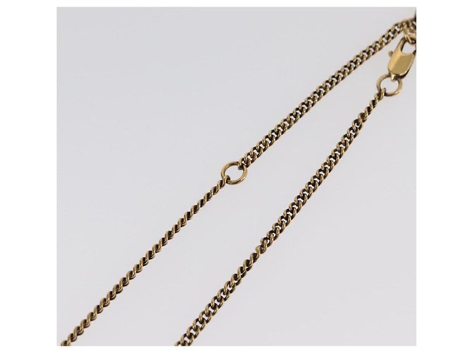 Collar BALENCIAGA de metal dorado Auth am11164V - vista 16