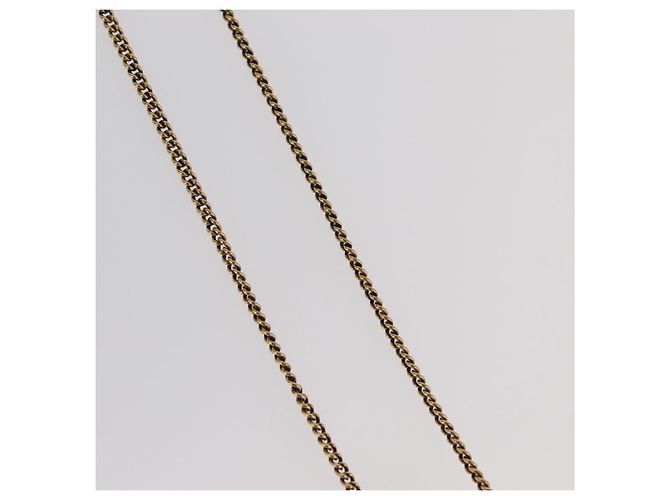Collar BALENCIAGA de metal dorado Auth am11164V - vista 4