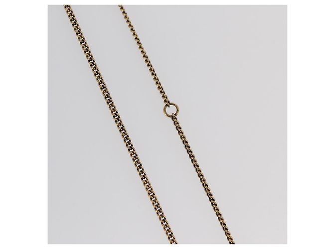 Collar BALENCIAGA de metal dorado Auth am11164V - vista 5