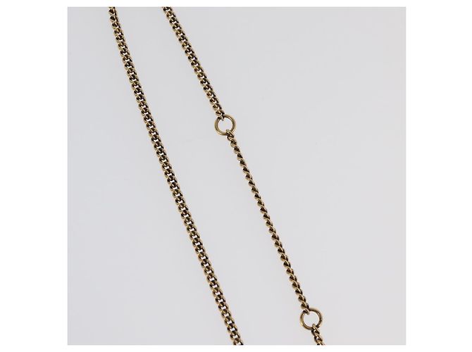 Collar BALENCIAGA de metal dorado Auth am11164V - vista 6