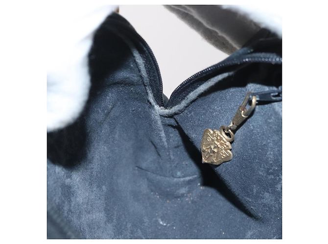 Gucci Borsa a Spalla GG Supreme in PVC Navy Gold 007 58 0093 Auth SW2206 D'oro Blu navy - vista 19