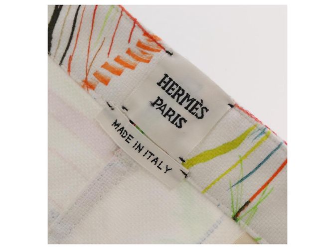 Hermès HERMES Short Pants 36 Multicolor Silver Auth YKZ632M Silvery Multiple colors - view 15