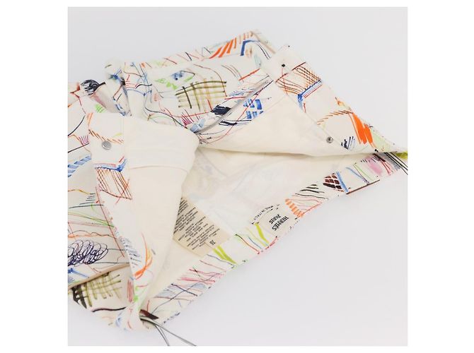 Hermès HERMES Short Pants 36 Multicolor Silver Auth YKZ632M Silvery Multiple colors - view 6