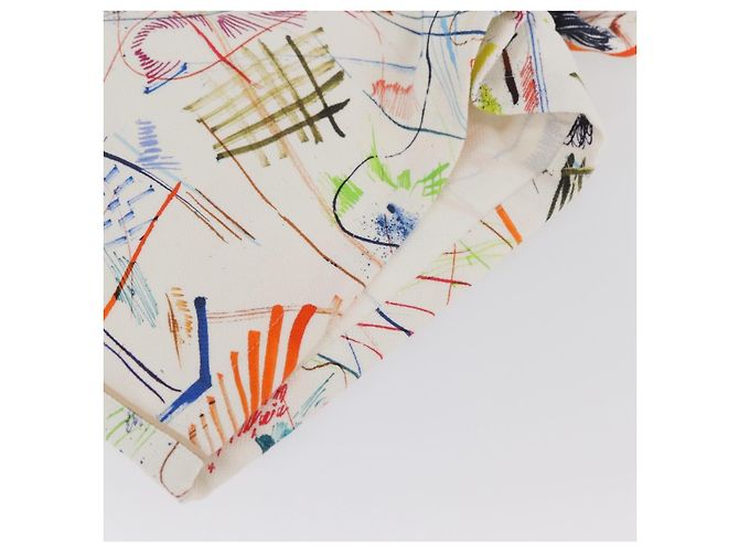 Hermès HERMES Short Pants 36 Multicolor Silver Auth YKZ632M Silvery Multiple colors - view 9