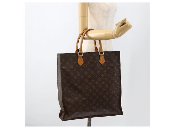 LOUIS VUITTON Borsa Sac Plat Monogram M51140 LV Auth th6661 Monogramma - vista 19