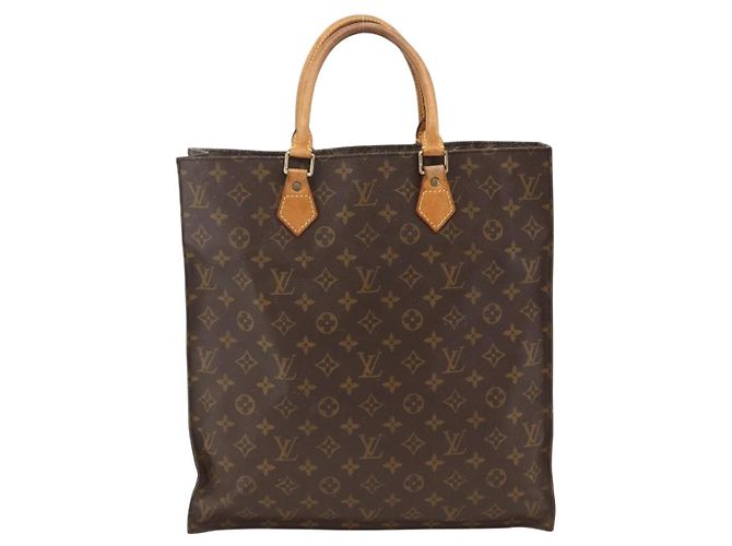 LOUIS VUITTON Borsa Sac Plat Monogram M51140 LV Auth th6661 Monogramma - vista 2