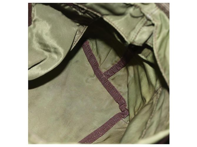 Borsa a Spalla PRADA in Nylon Verde Argento Autentica bs34328 - vista 21