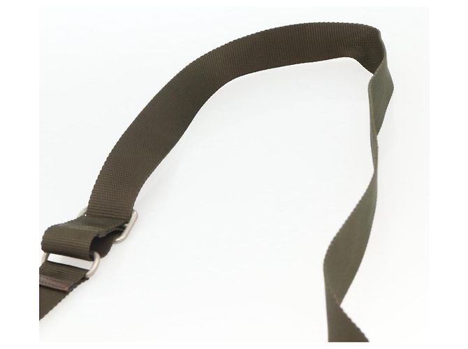 Borsa a Spalla PRADA in Nylon Verde Argento Autentica bs34328 - vista 8