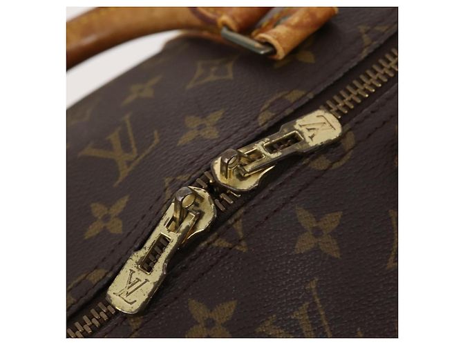 LOUIS VUITTON Borsa Boston Monogram Keepall 55 M41424 LV Auth 172324 Monogramma - vista 10