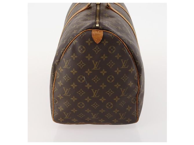 LOUIS VUITTON Borsa Boston Monogram Keepall 55 M41424 LV Auth 172324 Monogramma - vista 3
