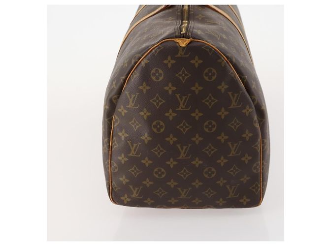 LOUIS VUITTON Borsa Boston Monogram Keepall 55 M41424 LV Auth 172324 Monogramma - vista 4