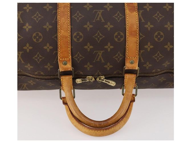 LOUIS VUITTON Borsa Boston Monogram Keepall 55 M41424 LV Auth 172324 Monogramma - vista 7